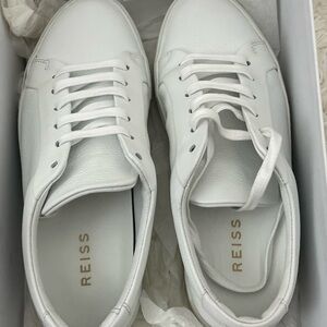 Reiss Men's Classic White Sneakers